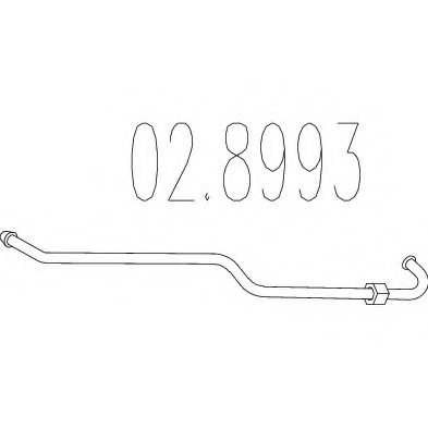 MTS 02.8993 Pipe Connector, exhaust system